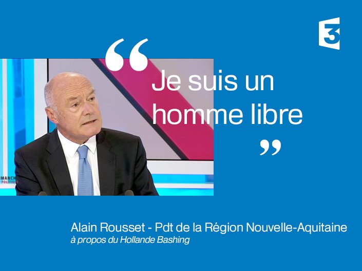 #DEP @al_rousset @NvelleAquitaine invité de Dimanche en politique, dimanche à 11H25► bit.ly/2es0e1h CC @F3Limousin @F3PoitouChtes