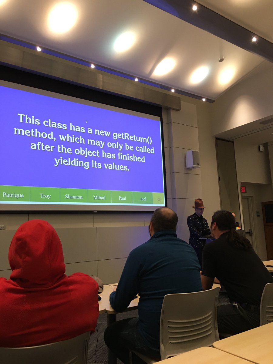 funkatron's tweet image. JeoPHPardy is one of the best things ever to come from the PHP community. I love it so much. #TNPHP16