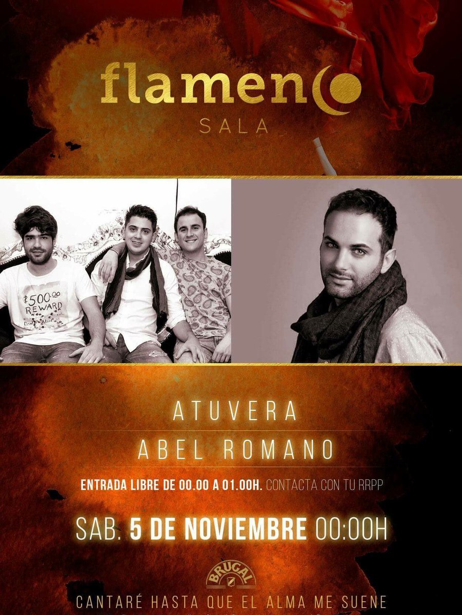 Cartelón para esta noche, te lo vas a perder?? Entrada gratis hasta las 01 entrando por lista Dani Corredera
Reservas 693271698
