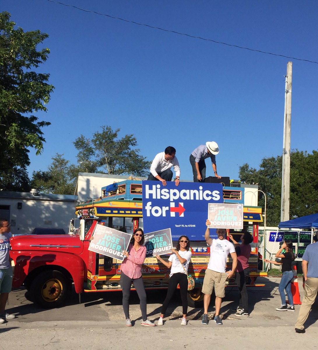 TheTonyRodrig's tweet photo. Reinforcements are here. #hispanicsforHillary #pastelitoproject #WeAreFL #SomosFL @JoseJavierJJR @HillaryClinton #Elections2016 https://t.co/KcE5ln10FF