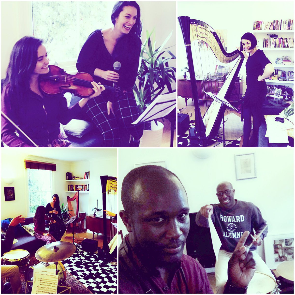 Fantastic rehearsal for tonight's show @TLVenue with @ABzhezhinska <a href="/tonykofi/">Tony Kofi</a> <a href="/KamilaBydlowska/">Kamila Bydlowska</a> and Rod Youngs - 8.30pm - see you there!