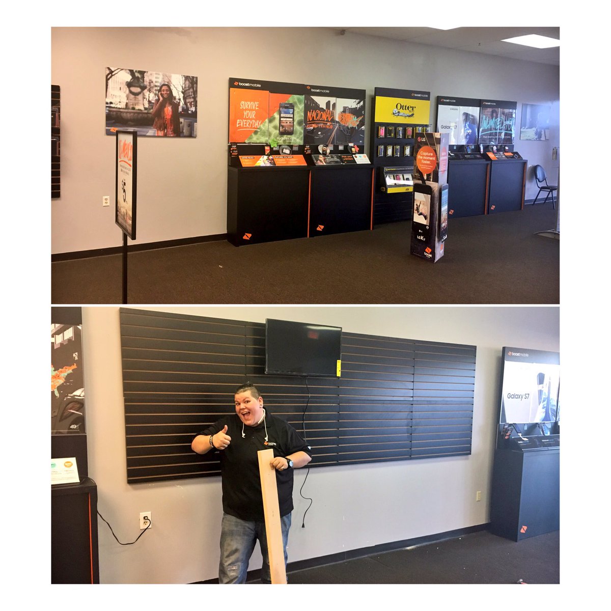 BoostCNation's tweet photo. CHANGING THINGS UP IN BEAUFORT, SC ! 👌🏼 #staytuned #BoostMobile @tjmckellar_spg https://t.co/zvI0IDeCV9