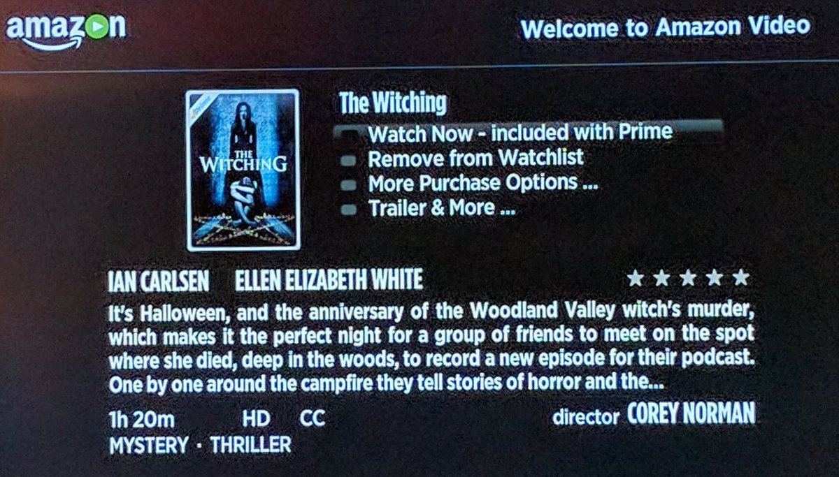 BonfireFilms's tweet image. Our film #thewitching is now on @MyAmazonPrime