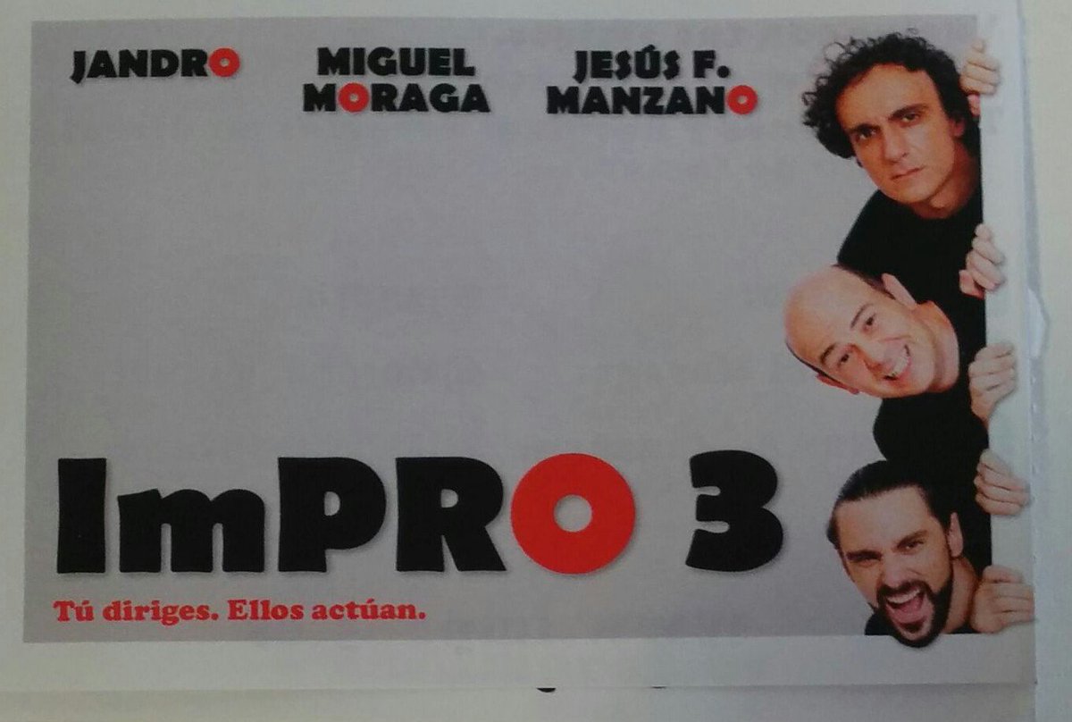 Hrundi_Bakshi's tweet image. Ayer lo pasamos genial en el @teatroolympia viendo #impro3 con @Jandro @Moraga_Miguel y @jesusfmanzano 😂😂😂