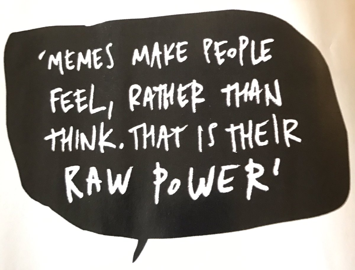 'Memes make people feel, rather than think... '