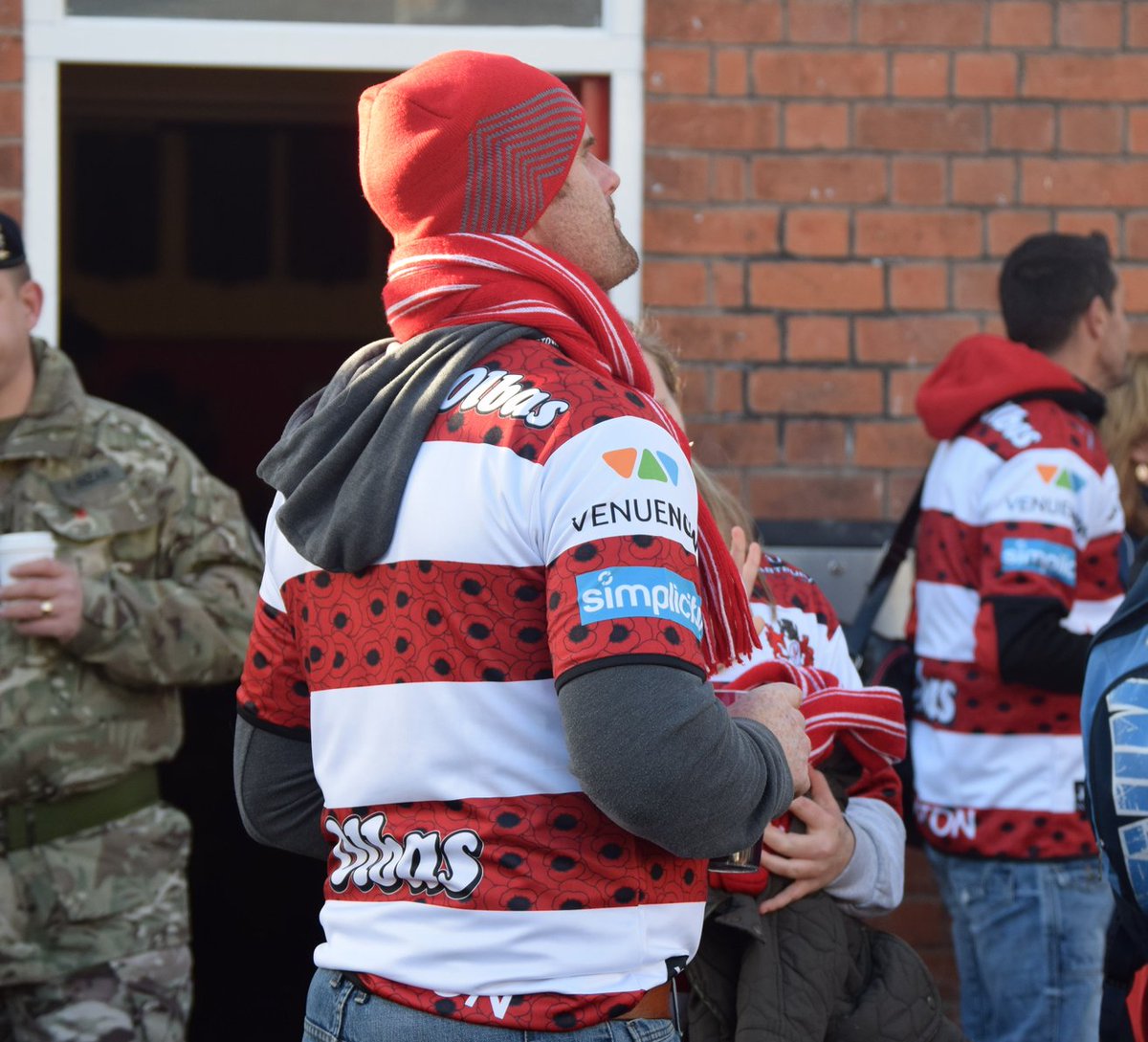 gloucesterrugby's tweet photo. Nice to see so many Gloucester fans sporting the commemorative jersey this afternoon! https://t.co/CIU0VVOAy4
