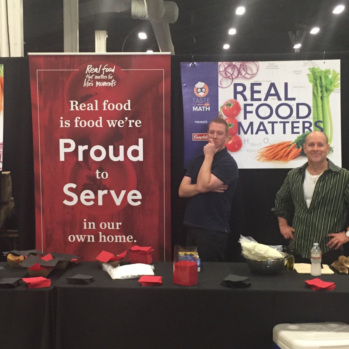 thecampbellsco's tweet photo. Our chefs are ready to #geek out about #food at #TasteofMath during #MathFair16 @MIND_Research https://t.co/eHTqmUJVmv
