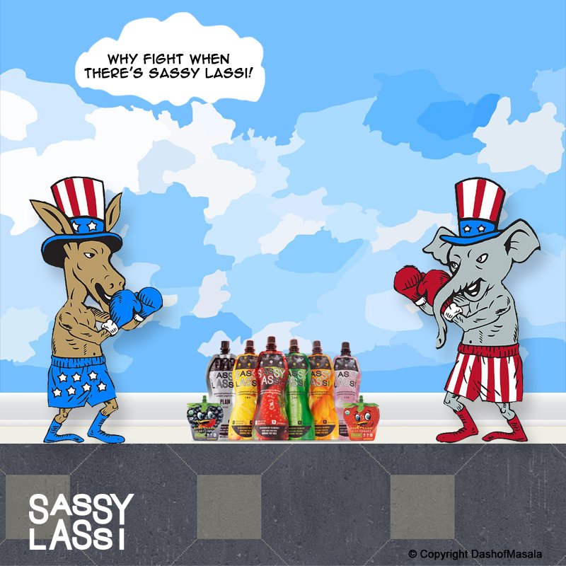 sassylassi's tweet photo. #SassyLassi #donaldtrump #hillaryclinton #Gohillary #maga #election2016 #yogurt #freshyogurt #kidsyogurt  #voteyourconscience #president https://t.co/S1VhfKohQN
