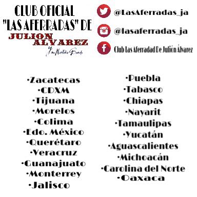 LizzChavez20's tweet photo. Ven y unete a uno de los Clubs Oficiales de @julionalvarez  en cada una de sus diferentes sedes pregunta en @lasaferradas_ja https://t.co/T6IR2YrLRA