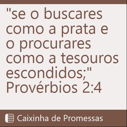 #CaixinhaDePromessas
caixinhadepromessas.com