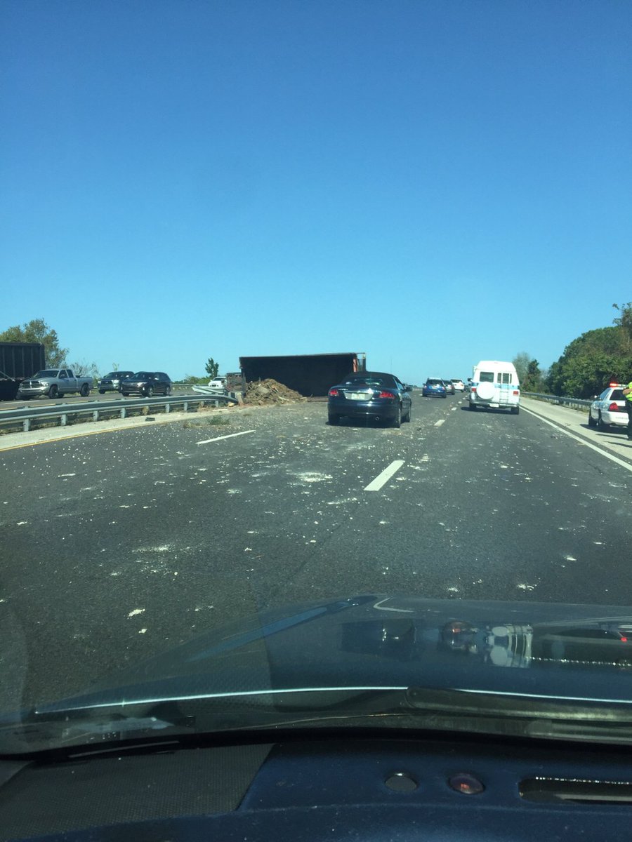 Accident 95 north right before the weigh station in Palm Coast!  goo.gl/EZl8sv