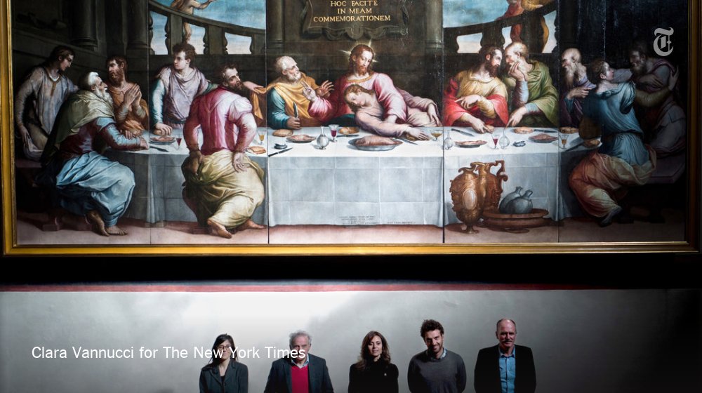 The "Last Supper" was severely damaged in the Florence flood of 1966. 50 years later, it is finally reinstalled. nyti.ms/2f9CVaK