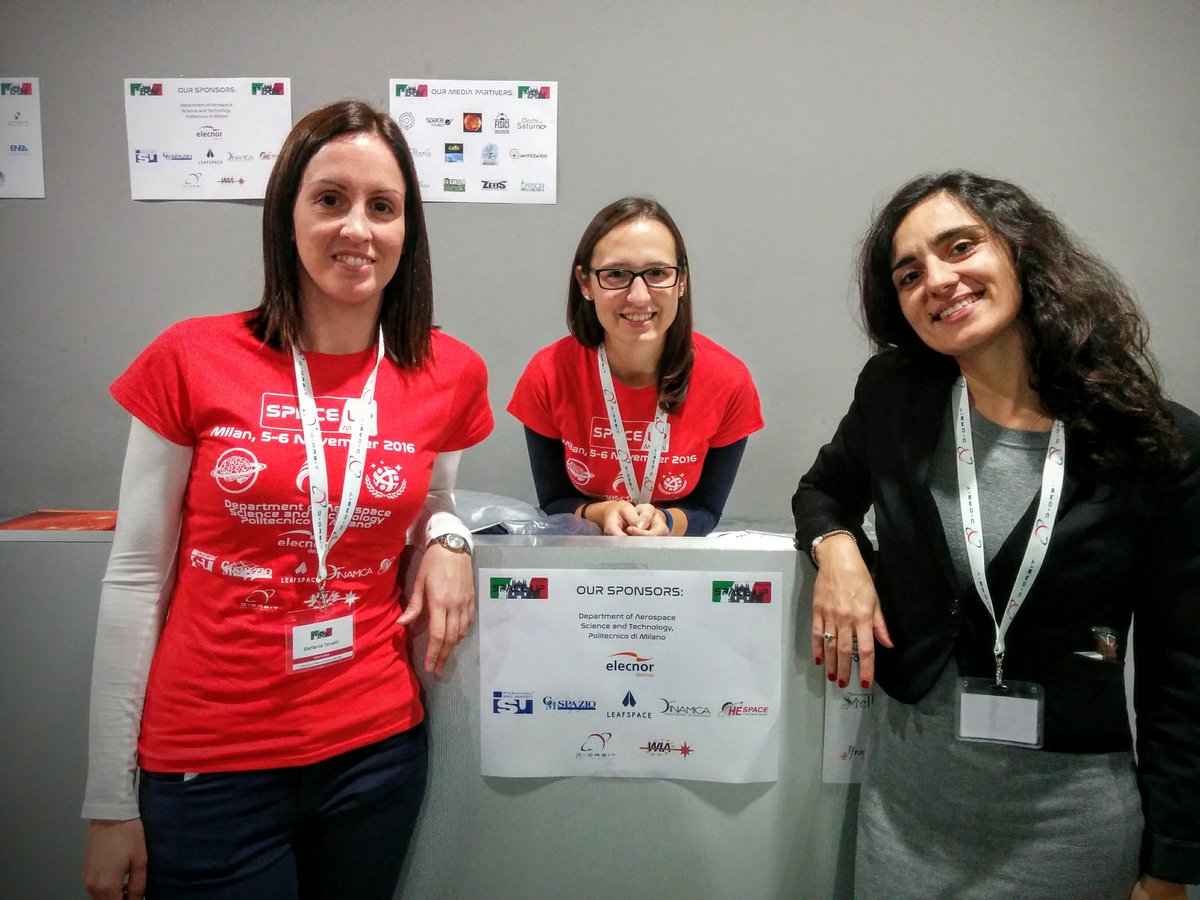 SpaceUpRome's tweet photo. Another Italian great event @SpaceUpMilan @stefytony82 @ShilaShojaee @space_lau https://t.co/6YshEa2om5