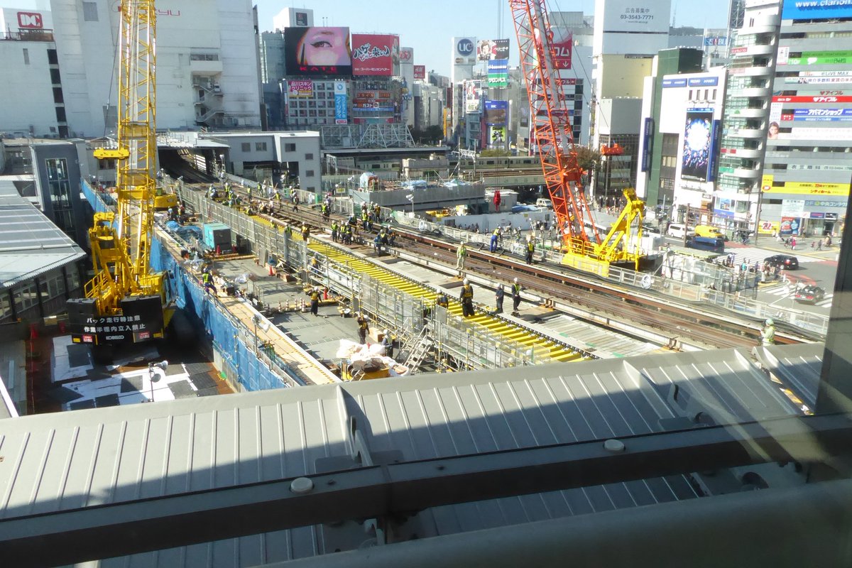 銀座線大規模工事でレア画像祭り！折り返し運転に注意 #銀座線渋谷駅線路切替工事 #銀座線 #東京メトロ