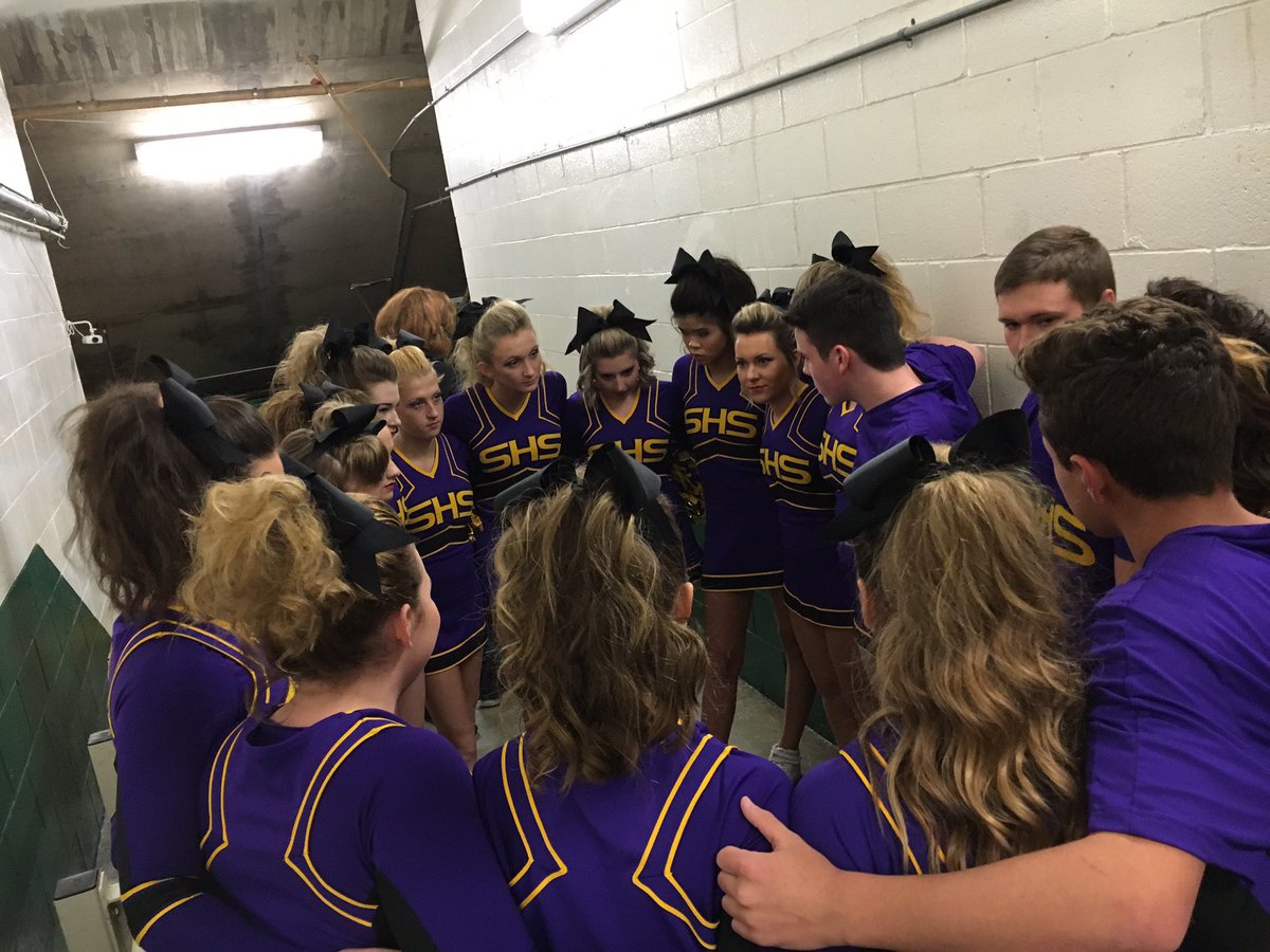sburgcheer's tweet photo. SHS had a great Time Out performance this morning at New Castle High School! https://t.co/QGW52MUI2q