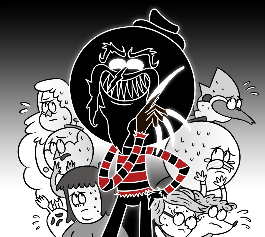 Skeez_Queen13's tweet photo. Happy Belated Halloween everyone 🔪🕸☠️💤 #RegularShow #AntiPops https://t.co/90kyKvl3RD