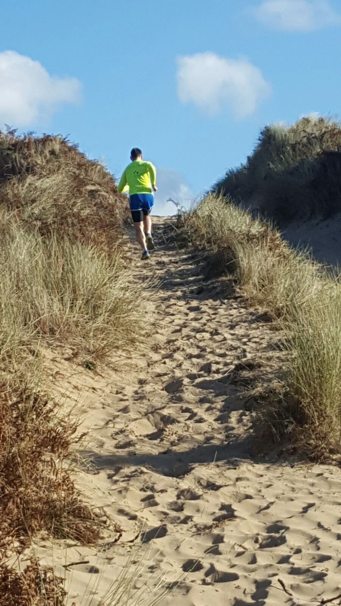 mentalrunner's tweet image. Starting the recovery with a 6km run. The sand dunes and beaches of Wexford are gorgeous. Shattered #running
