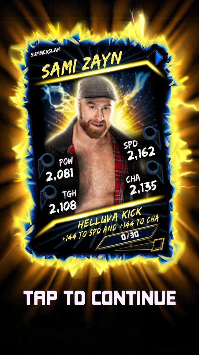 CatchThePinfall's tweet photo. #WWESuperCard The Fusion Chronicles : Twitter Edition... 4th SS Fusion...already have pro. :( #BackToStepOne https://t.co/0v5shhZsk6