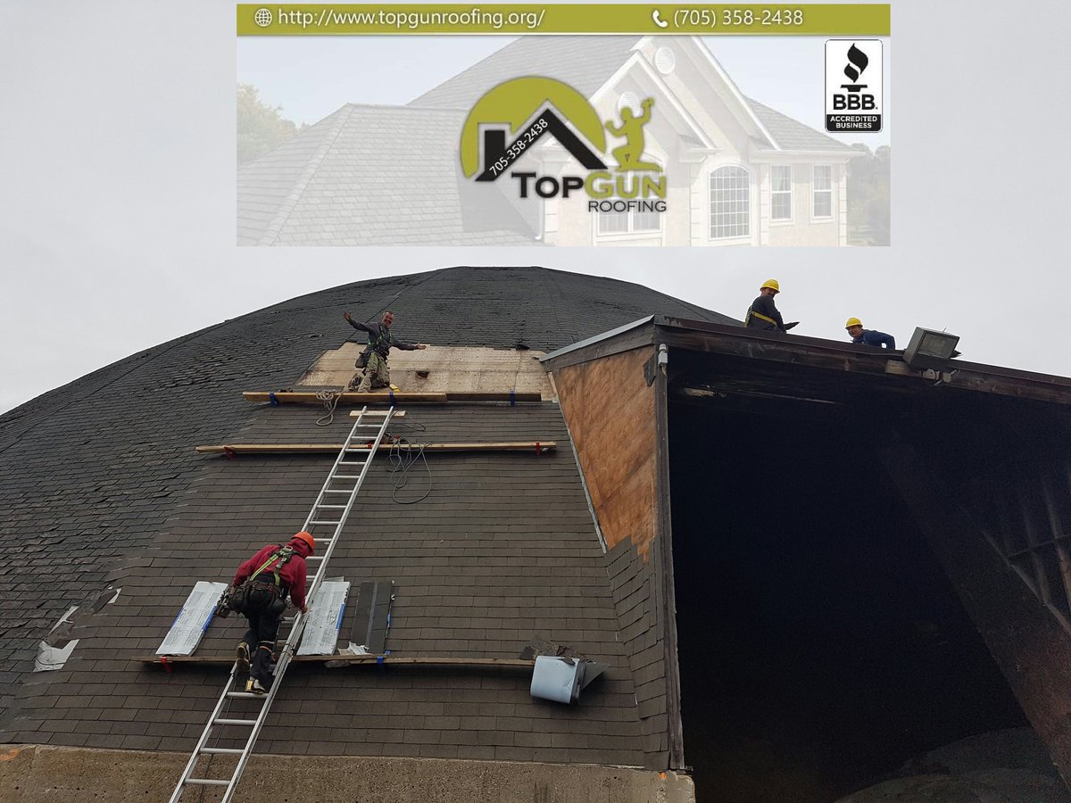topgunroofing1's tweet photo. #topgunroofing #sanddome #northbayontario https://t.co/7jdEtxqMWL