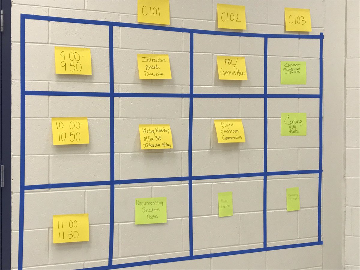 MsKellyFHE's tweet photo. Session 3 for my first ever #edcamp is coming to an end. Thanks #EdCampWCASD for some great session choices! #wcasd https://t.co/HqEuHVgppn