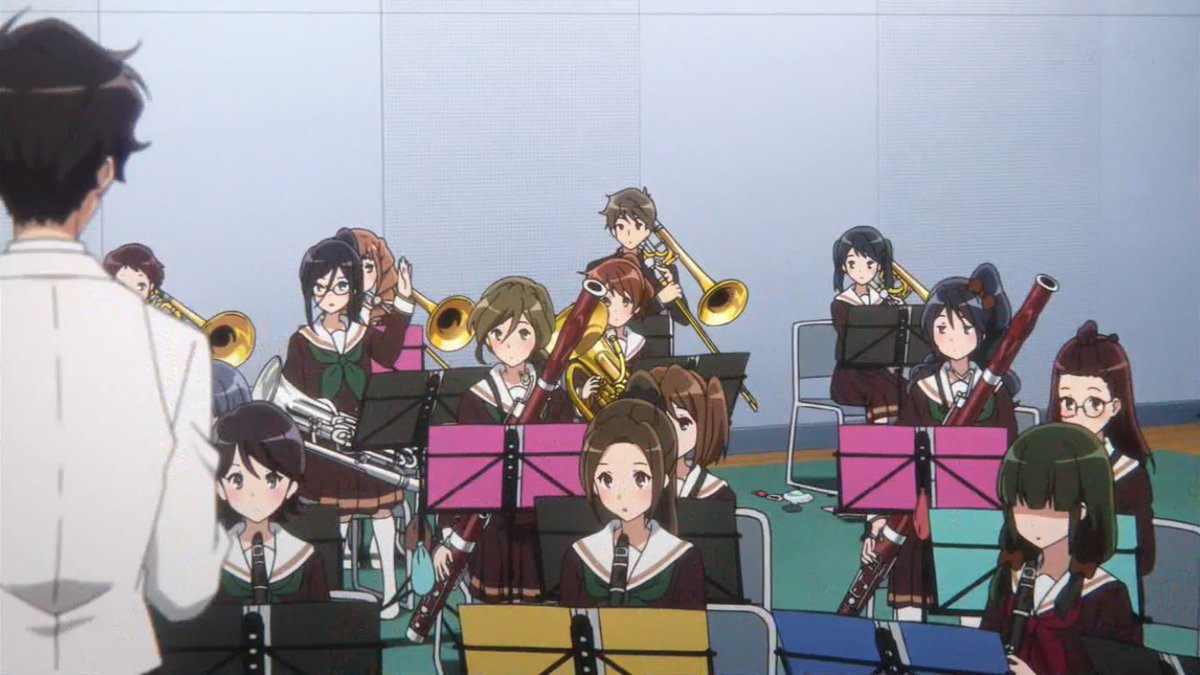 伊藤つくし 響け ユーフォニアム２ 5話 このカット ファゴットの岡美貴乃の表情がツボ Anime Eupho