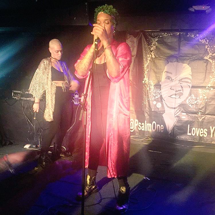 Psalm One and Angelenah on stage at The Mill (Image via: Psalm One)