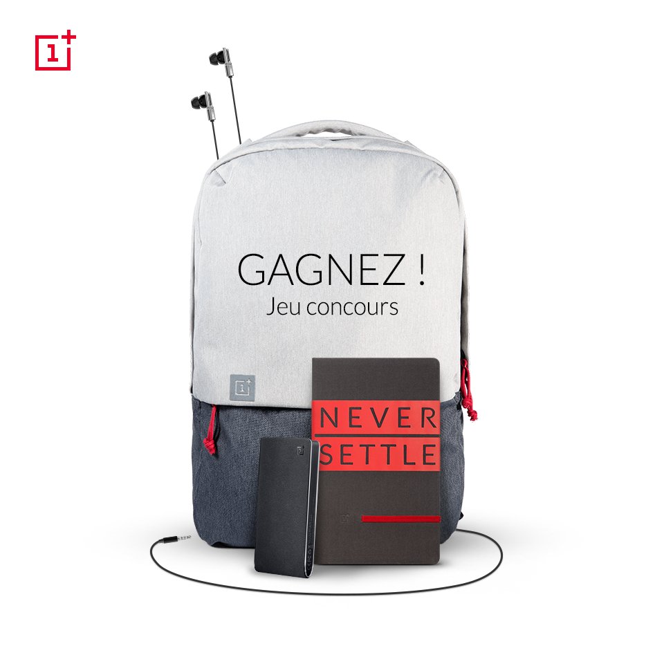 Pour célébrer notre nouvelle gamme de produits OnePlus Gear GAGNEZ un sac OnePlus rempli de cadeaux => RT + FL + onepl.us/concoursOPsac
