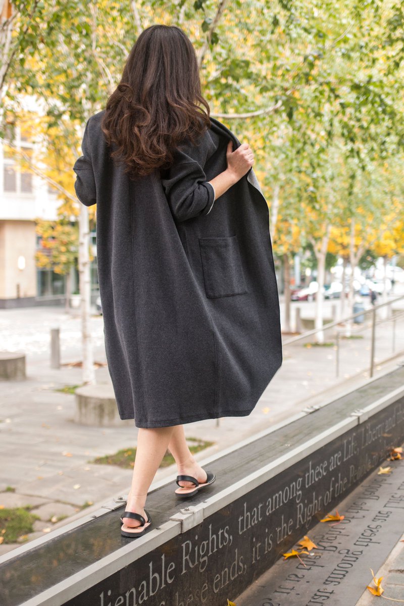 storyofmydress's tweet photo. Grand Opening of the @BukiBrand Pop-Up in Seattle Today! #wardroberevolution #CocoonCoat Hair: @RLSalonSeattle Photography: @hellorigbyblog https://t.co/GKZuXpPPi4