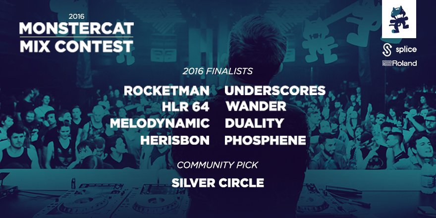 Congrats Community Pick Winner <a href="/silvercircleDJ/">Silver Circle</a>! Challenge rounds begin on the next #MonstercatPodcast! monster.cat/Mix-Contest2016