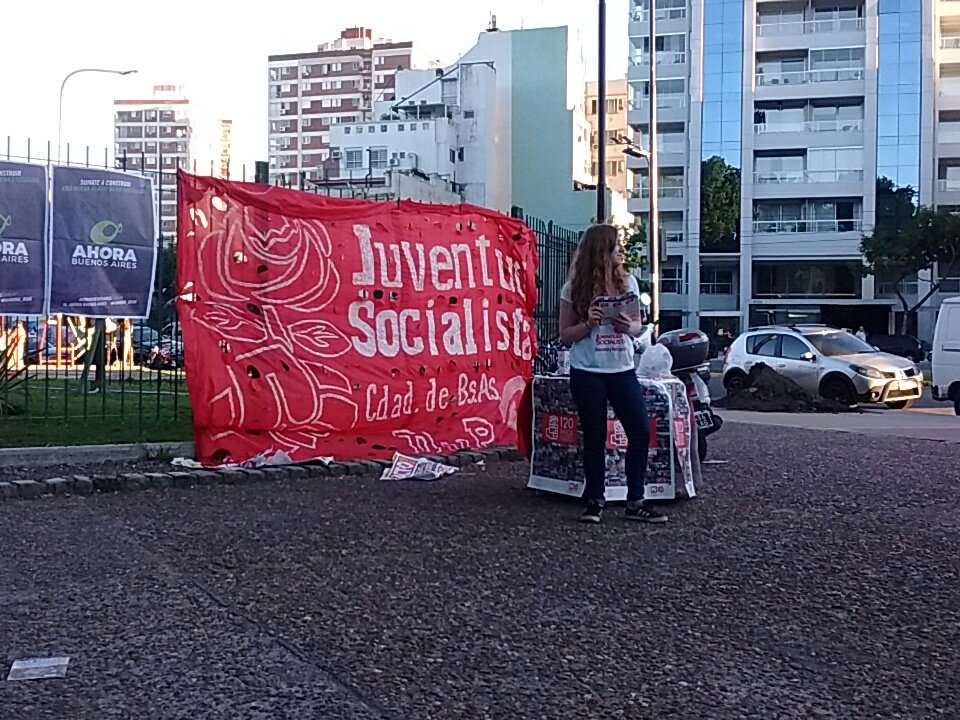 Hoy #SumatealPS #5N porque soñamos y militamos por un país mejor! Av. Díaz Vélez y Leopoldo Marechal, Parque Centenario!