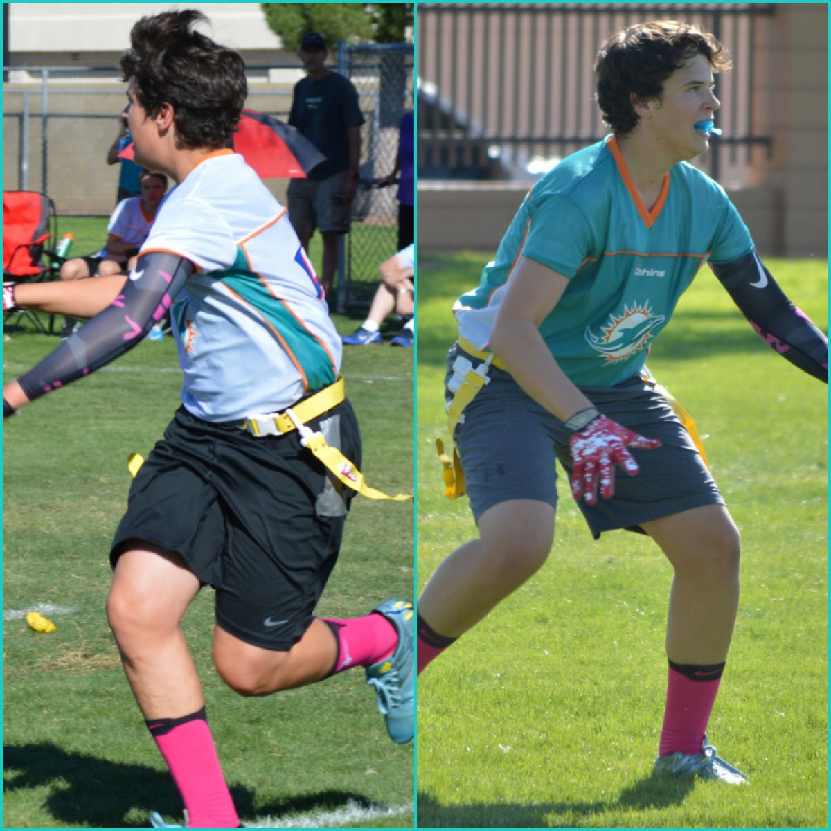 StephBrownAZ's tweet image. Good game @zach_brown11 #3touchdowns #onfire #flagfootball #dolphins