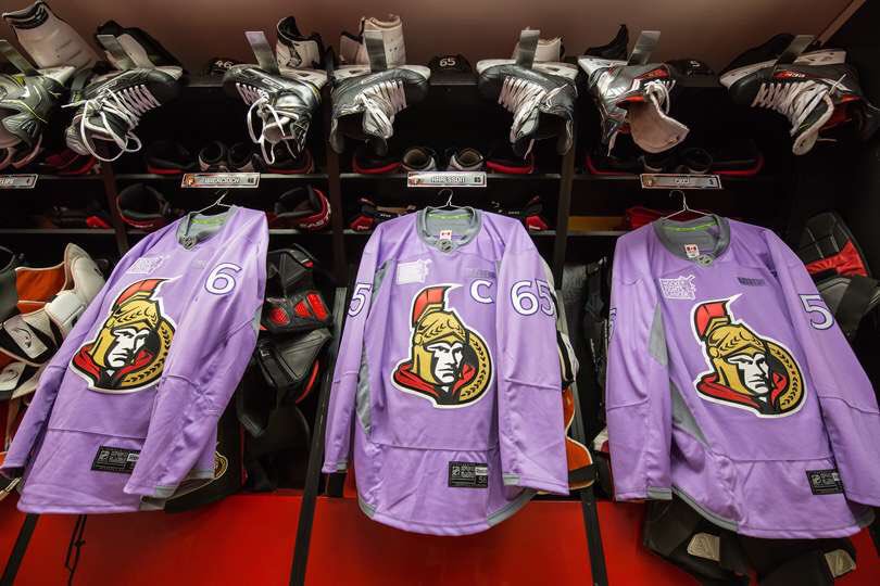 facesottawa's tweet photo. We will donate $2 to @OttawaHospital @sensfoundation in support of #hockeyfightscancer for every RT (up to $5000) #sens #ottawa https://t.co/iJ1U1DhTZ2
