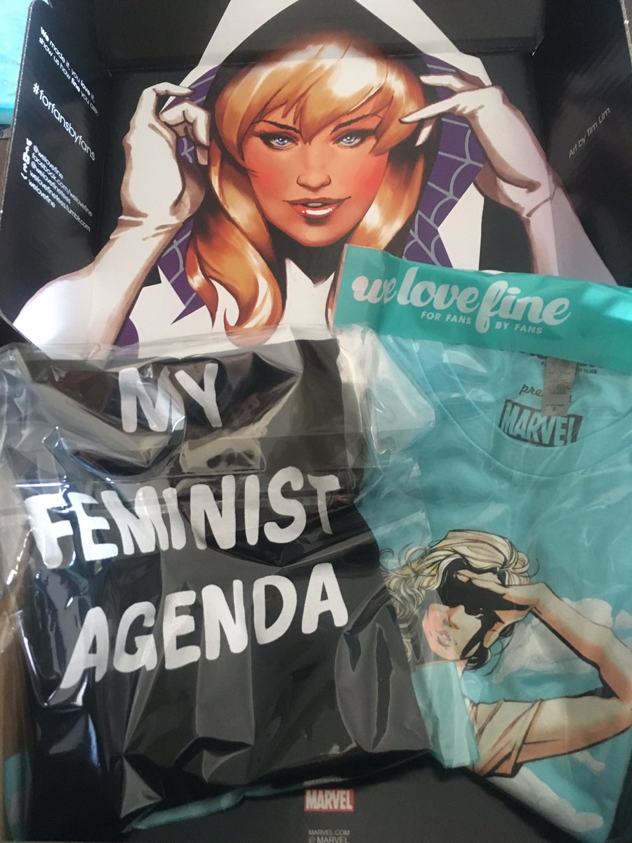 RachelKimsey's tweet photo. Ooooohh yes! Let's get it on! And by "it" I mean my great #MockingBird8 tee shirts from @welovefine #askmeaboutmyfeministagenda https://t.co/MwWg9WyBiA