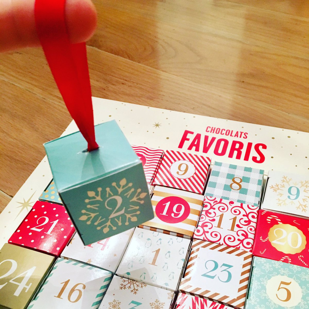 Calendrier de l'Avent — Chocolats Favoris