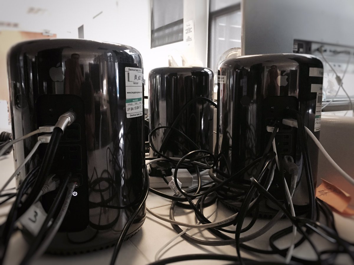 BreakastS's tweet photo. I need at least 3 Mac Pros ready before I start any edits. #video #editing #macpro https://t.co/V8J8R2IHZH