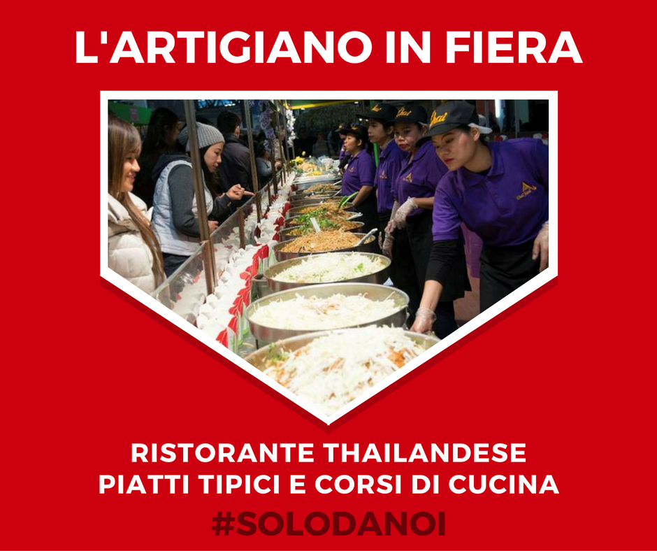 artigiano_fiera's tweet photo. La cucina #Thai con piatti tipici e corsi di cucina vi aspetta ad #ArtigianoinFiera
#Thailandia #food #Milano https://t.co/wPGi6uXinr
