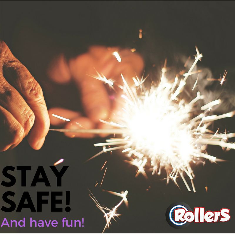 rollersworld's tweet image. Remember, safety first on Bonfire night. Only light 1 sparkler at a time and hold at arms length!