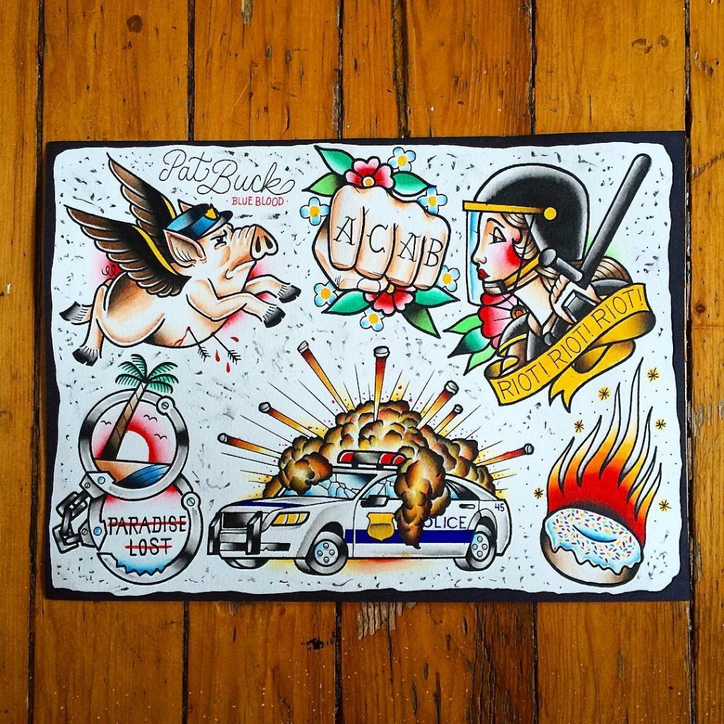 BlueBloodTattoo's tweet photo. Flash sheet by Pat Buck! https://t.co/DZBwu7nOD9 #bluebloodcustomtattoos https://t.co/b96tF2BnF9