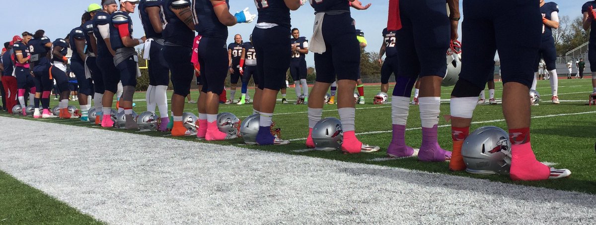 MNU_ATP's tweet photo. Playing for our friends &amp; family today in our annual Defeat all Cancer game. #CancerAwareness https://t.co/hCjr7IK153