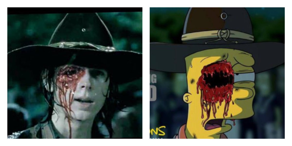 PATOO_S's tweet photo. #TheWalkingDead X #LosSimpsons ᴶᴬᴶᴬᴶᴬᴬᴶ  😂 https://t.co/Z02YNKvHZo