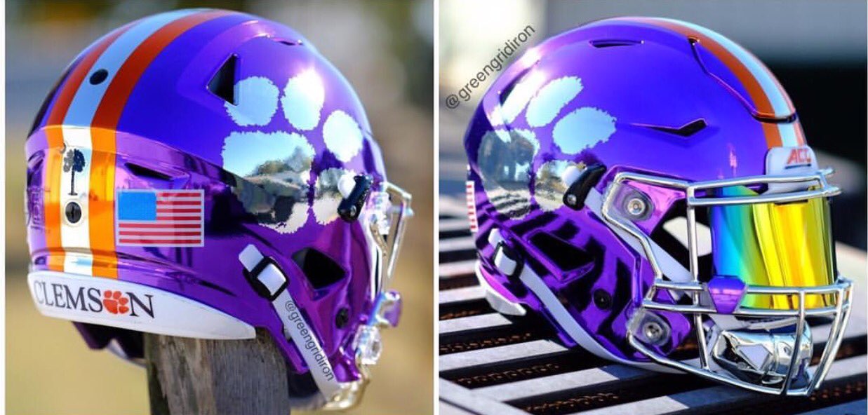 clemson football purple helmet Tigers Original Dripping T-Shirt for Bo Clemson Purple Football Uniforms Shop