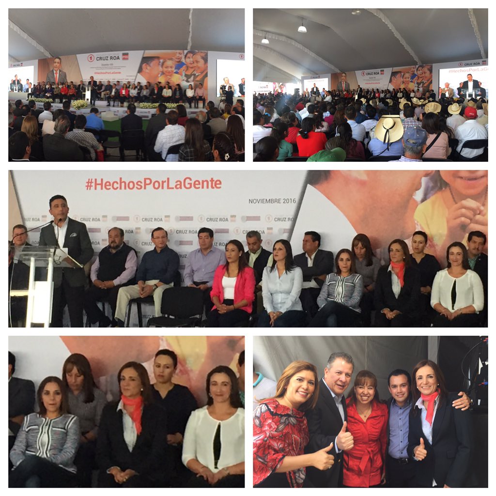 Un gusto acompañar a mi compañero y amigo <a href="/cruz_roa/">Cruz Roa Sánchez</a>  en su 1erInformeDeLabores <a href="/DipPRIedomex/">Diputadas y Diputados PRI Edoméx</a> #HechosPorLaGente ✔️🎉