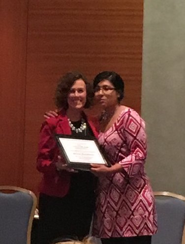 AMackiBraconi's tweet photo. Honored to receive Errol Hill Award honorable mention #ASTR2016 https://t.co/JzjCEyXtPK