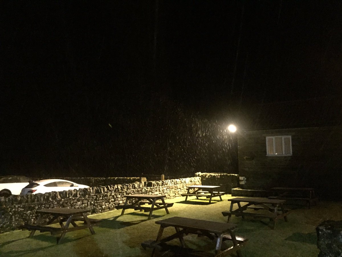 northyorkswx's tweet image. Small covering of snow at Lion Inn in the #NorthYorkMoors @rosellacottage @YorkWeatherStn @juliatetley @WinterExpert @liamdutton @Abbiedew