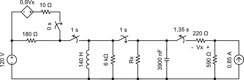miguelaltuve's tweet image. #CircuitChallenge #6: +2 Parc: halle Rx pa q el circ sea crític amort par t&amp;gt;1,35 s y potenc instant consum por Rx a los 1,4 s #CircMediElec1