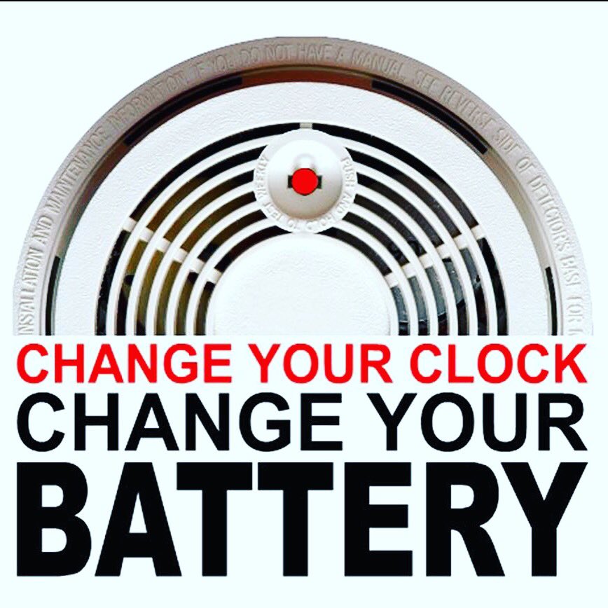 Just a friendly reminder from us here at KFD! #changeyourclock #changeyourbattery