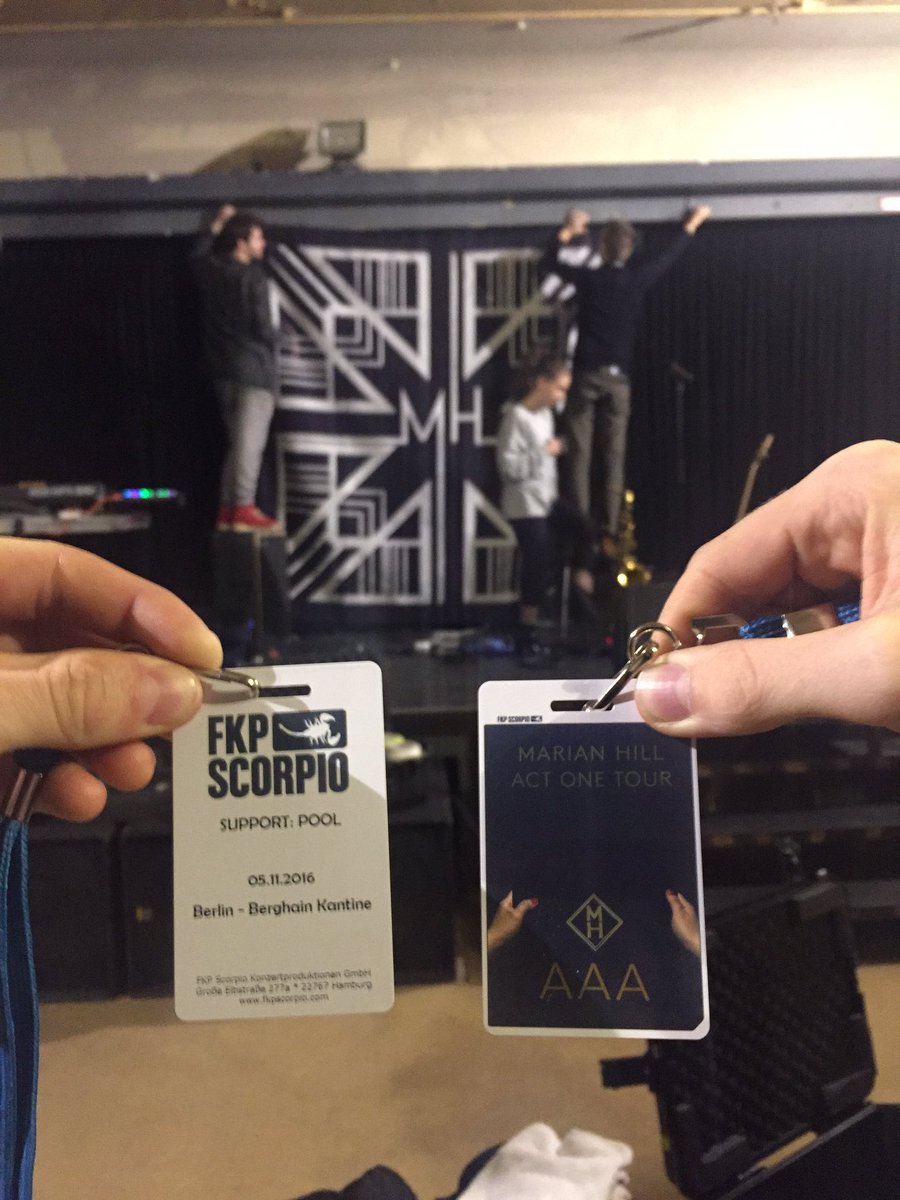 Hitting the stage soon. Thanks for having us tonight <a href="/MarianHillMusic/">marian hill</a>