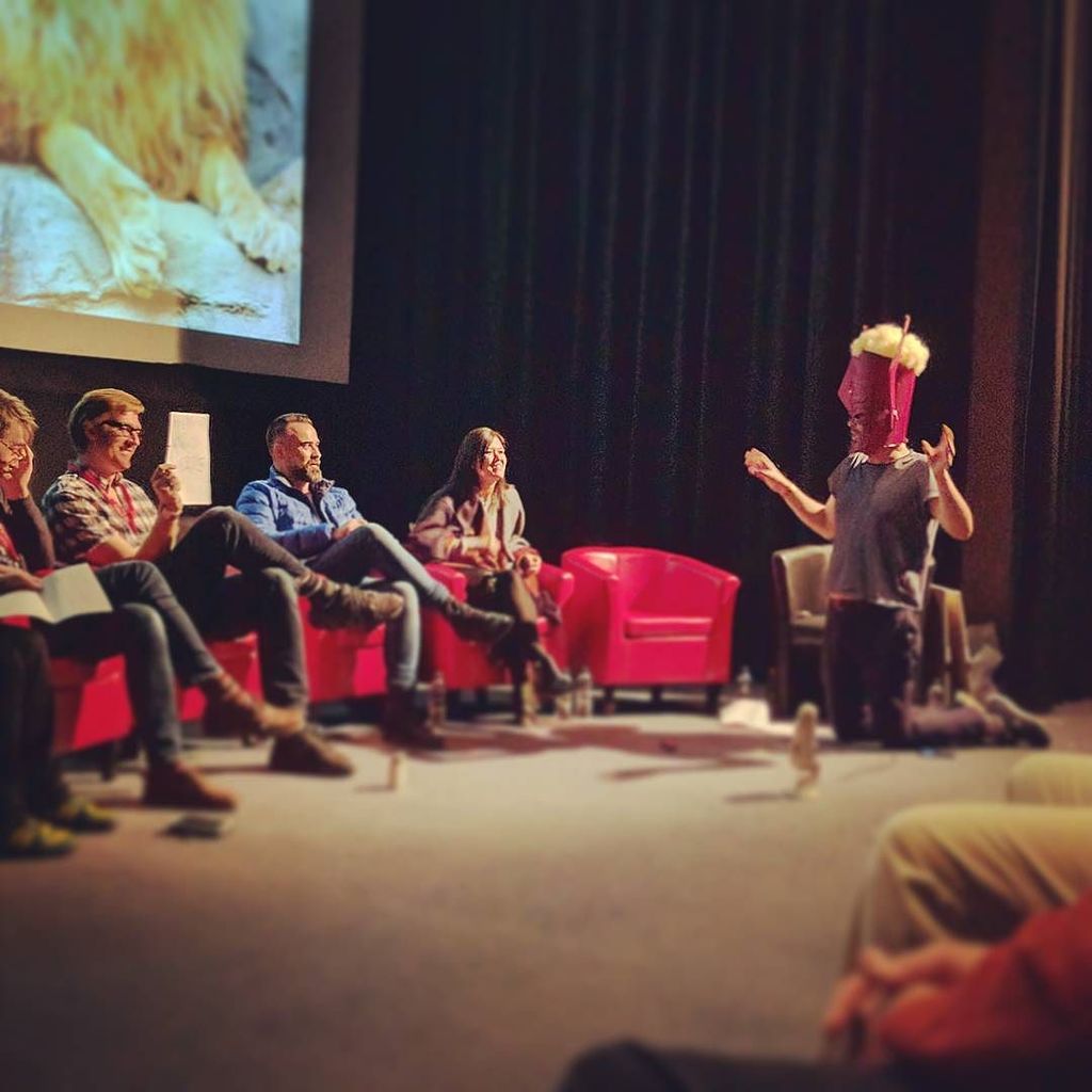 KidVector's tweet photo. Mark Millar gatecrashes the Silence! to Astonish! Panel at Thought Bubble #tbf2016 https://t.co/jMcTtkURwj https://t.co/V4n8XYELoC