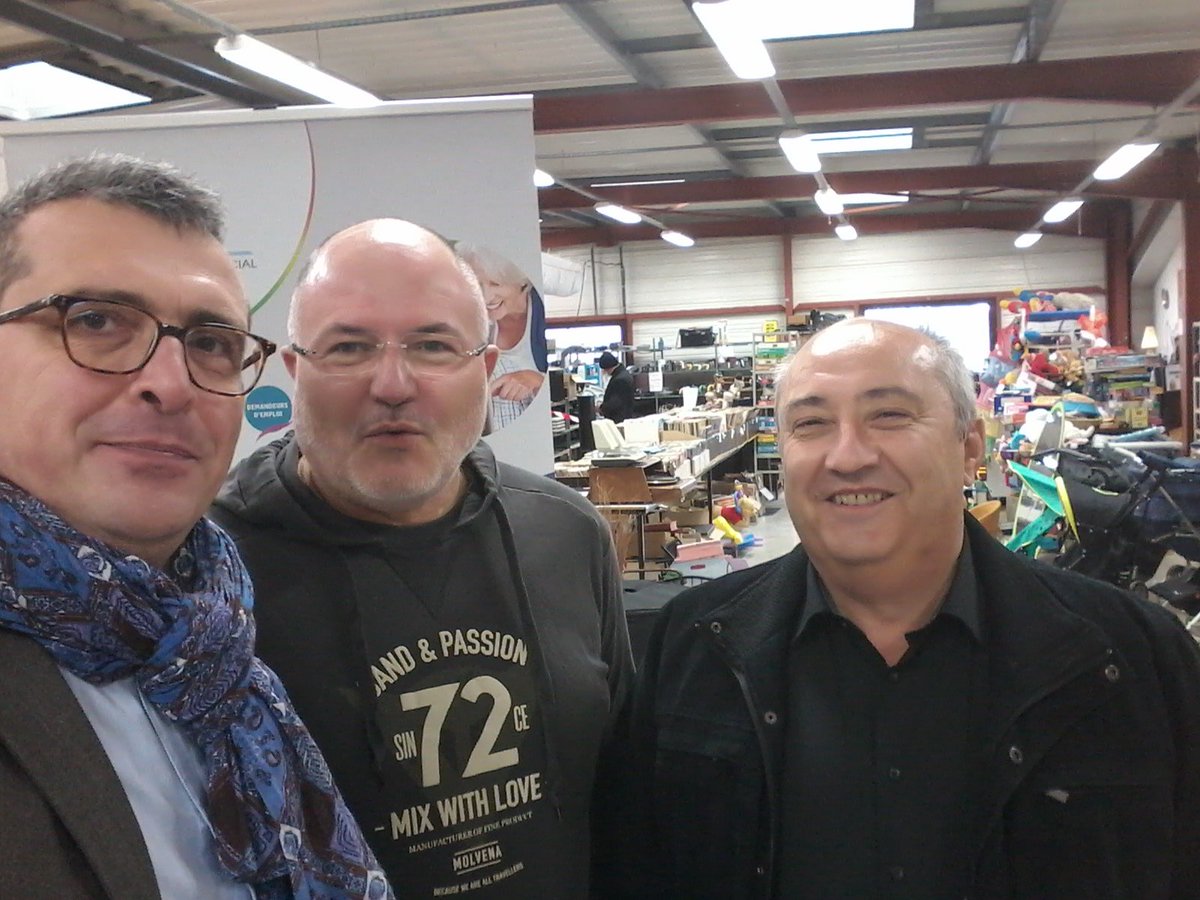 Merci à #MMonoky et <a href="/G_Trebacz/">Gérard TREBACZ</a>  de sa venue à la #Ressourcerie #AIR aujourd'hui à #Ervillers
#MarcheSolidaire <a href="/AFP2i/">AFP2i</a>