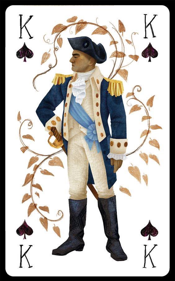 George Washington Hamilton Art Sticker Bundle With Individual